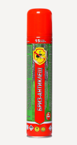 Аэрозоль Бриз-АнтиКЛЕЩ 140мл (ДВ_2,5г/л)